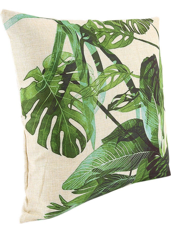 NIBEMINENT Tropical Plants Printed Decorative Cushion Cover Multicolour - Image 2
