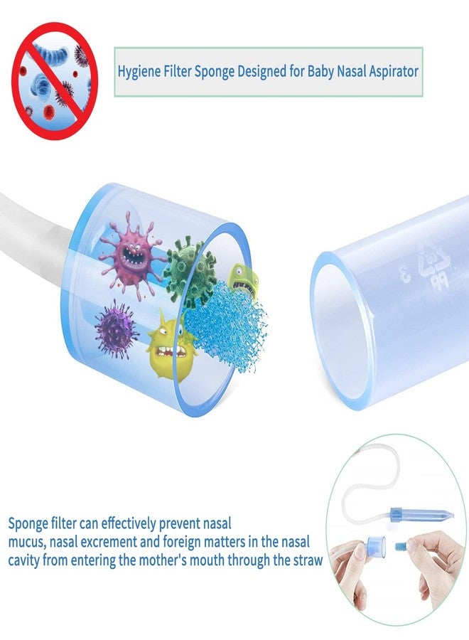 POPYJAN Nasal Aspirator Hygiene Filters 100PCS, Replacement for NoseFrida Nasal Aspirator Filters Safe Environmental, BPA, Phthalate & Latex-Free (100 Count +Tweezer) - Image 2