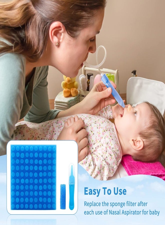 POPYJAN Nasal Aspirator Hygiene Filters 100PCS, Replacement for NoseFrida Nasal Aspirator Filters Safe Environmental, BPA, Phthalate & Latex-Free (100 Count +Tweezer) - Image 5