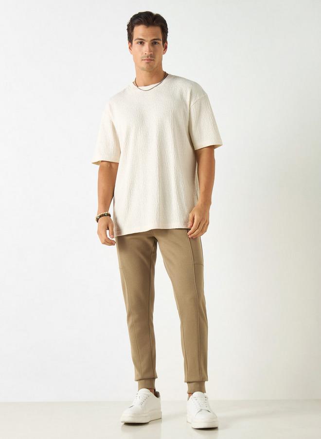 ايكونيك بنطلون رياضي سادة بقصة ضيقة ورباط إغلاق وجيوب من آيكونيك - Image 2