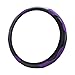 ZIMISI Car Steering Wheel Cover 15 Inch AntiSlip Breathable Wheel Cover Carbon Fiber Leather Steering Wheel Cover for Women Men Universal Car Interior Accessories for Most Cars Purple - Image 2