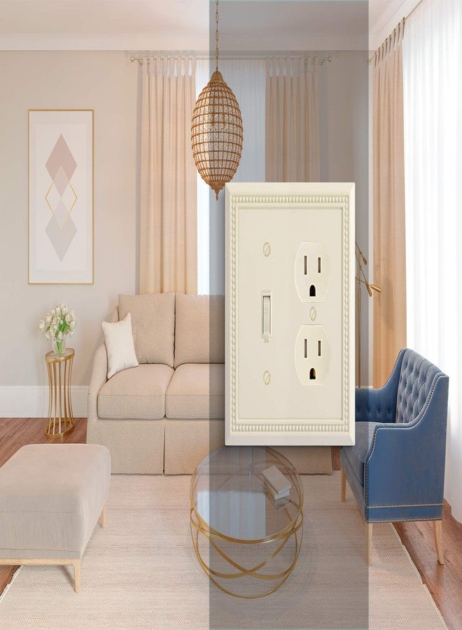 Henne Bery لوحة مفاتيح/لوحة حائط/غطاء مقبس كهربائي من تصميمات هين بيري هارمون، لون اللؤلؤ الغائر (مفتاح تبديل/مزدوج، لون لوزي فاتح) - Image 5