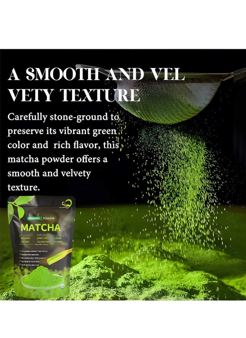 MATCHA - Pure Matcha Powder, Organic Matcha Green Tea, Japanese Matcha green tea 100gm, Support healthy and active lifestyle - Image 1