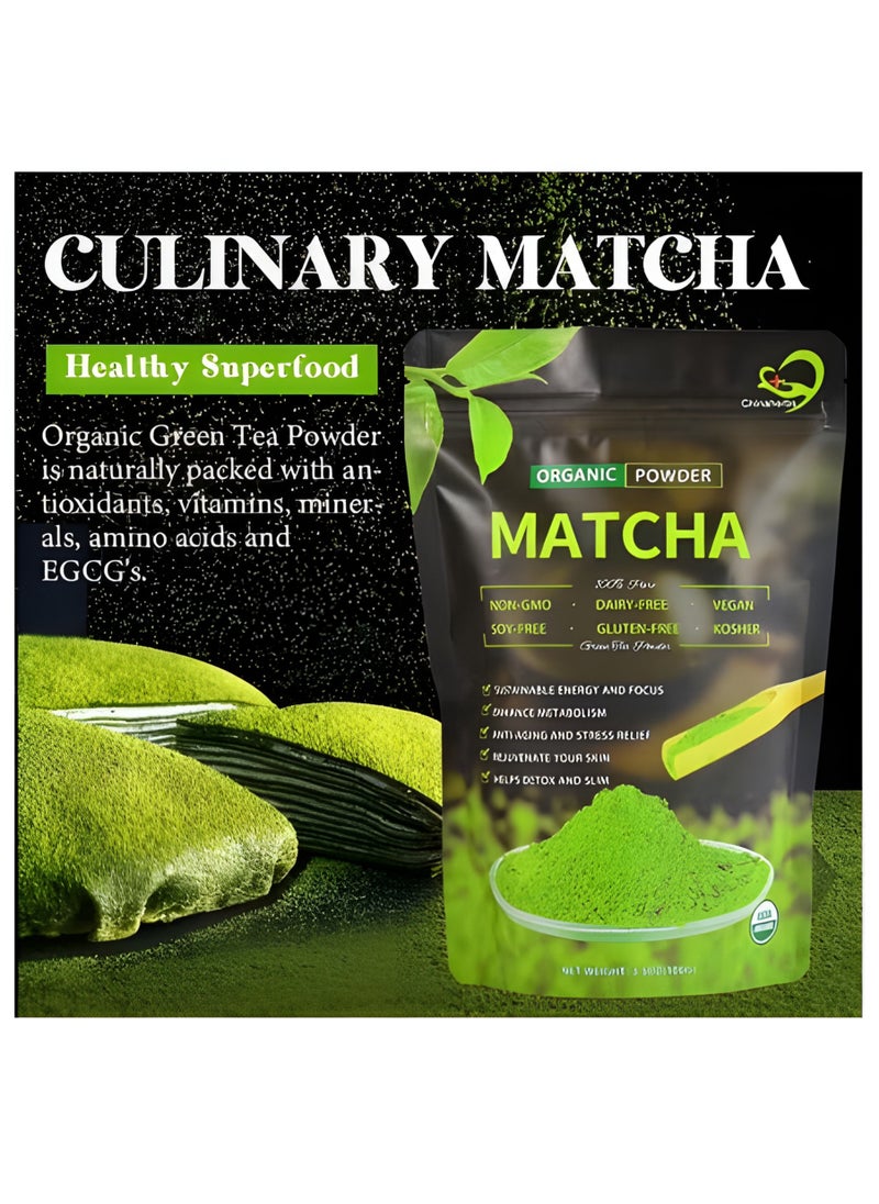 MATCHA - Pure Matcha Powder, Organic Matcha Green Tea, Japanese Matcha green tea 100gm, Support healthy and active lifestyle - Image 1