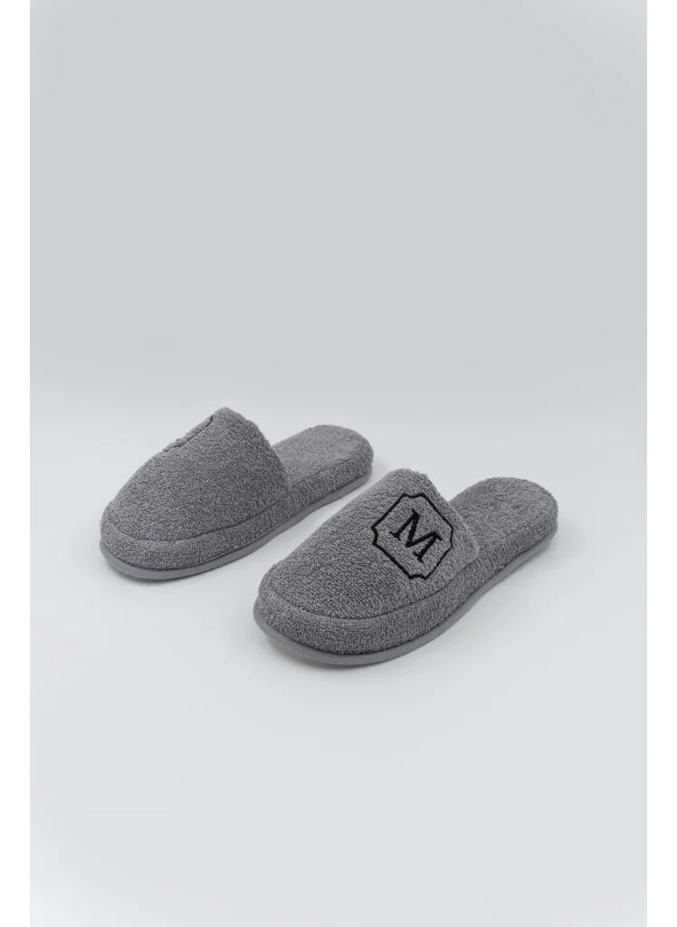 Ender Home Letter M Towel Bathroom Home Hotel Maternity Slippers Thick Sole Slippers