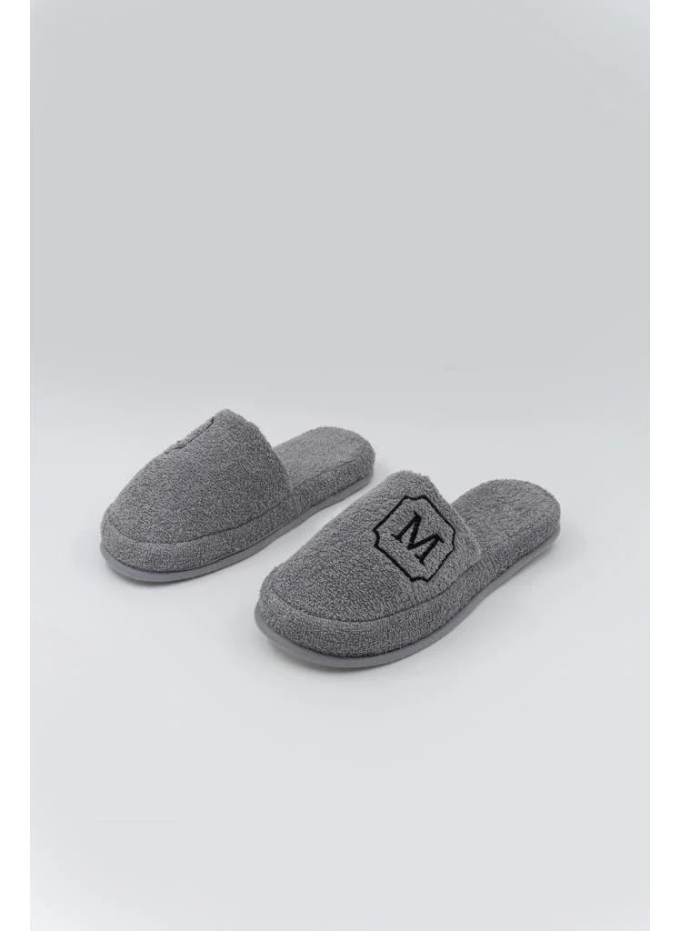 اندر هوم Letter M Towel Bathroom Home Hotel Maternity Slippers Thick Sole Slippers