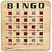 Regal Games Regal Bingo Bulk Bingo Cards with Sliding Windows Reusable Bingo Game Cards for Adults Large Group 50 Pack Woodgrain - Image 3