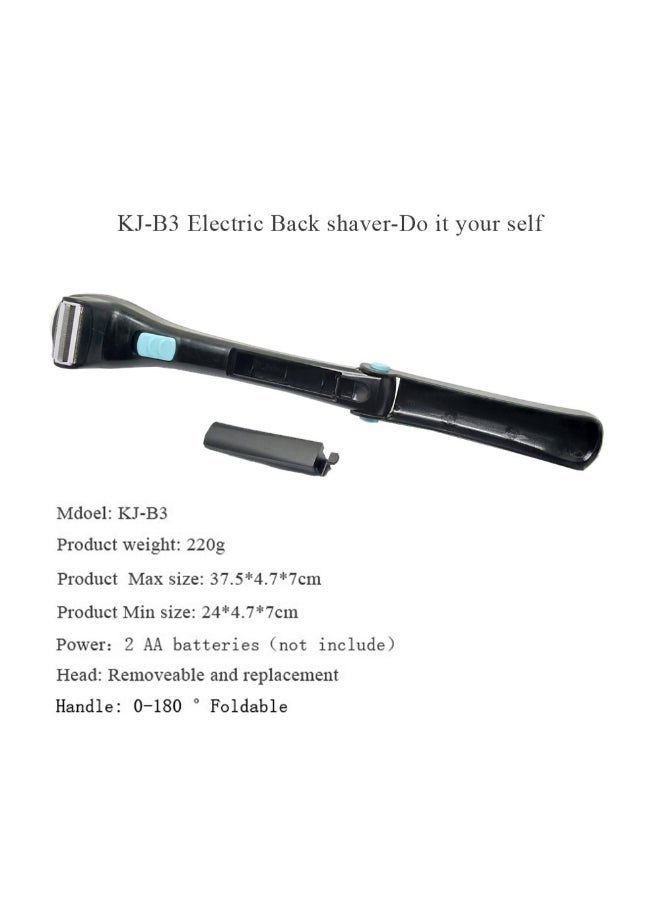 نيبمينينت Electric Stretchable Back Shaver Black - Image 2