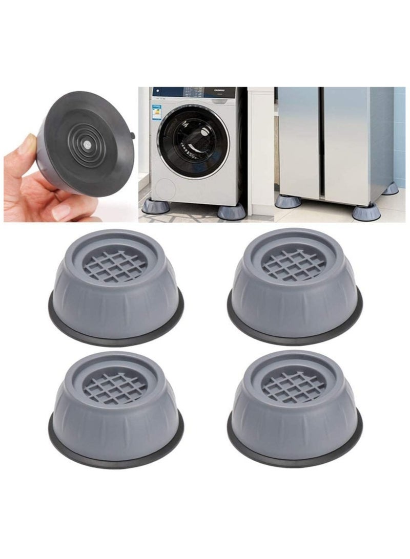 Noise Cancelling Washing Machine Support, Washer And Dryer Anti-Vibration Pads, Slip Anti Vibration And Noise Reducing Rubber Washing Machine Feet Pads - Image 5