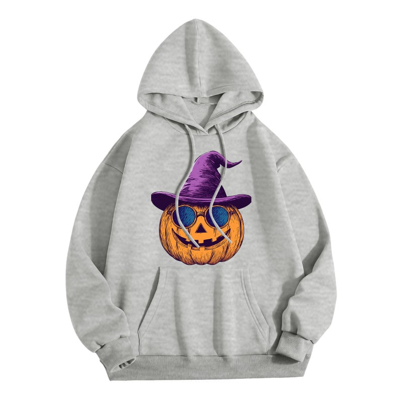 and Halloween Hooded Casual Hoodie Printed New 2024 Autumn and Winter Korean Loose Top for Men and Women - Image 3
