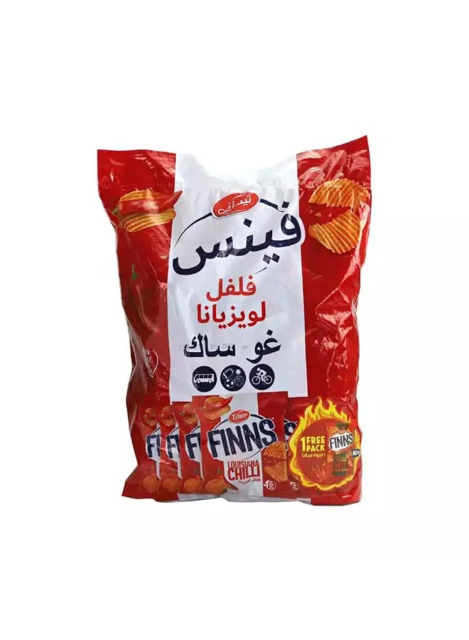Tiffany Finns Louisiana Chilli Flavour Go Sack Chips, Pack of 24x12gm - Image 2