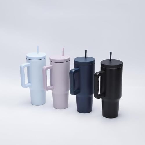 CYNVEXA Tumbler with lid and Straw 1200ML Cup Stainless Steel Vacuum Insulated Tumbler for Water, Iced Tea or Coffee 1.2L Office Gym Travelling (40 - Oz - Retro Mint) - Image 4