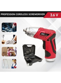 HERQ HERQ Professional Cordless Screwdriver Set with Led Light 3.6V/220-230V/50-60hz HO-030A  - Image 1