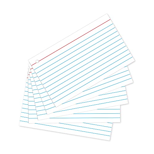 iScholar Poly Cover Index Cards, with Ring, Cover Color May Vary (03510) , white 3x5 inches - Image 3