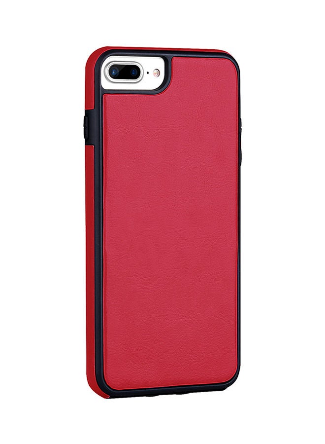 NIBEMINENT Protective Wallet Case Cover For Apple iPhone 7 Plus Red  - Image 3
