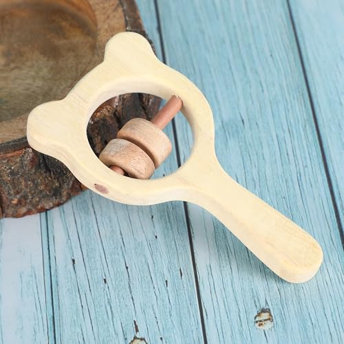 Babbles Neem Wood Teethers for Babies | Wooden Teethers for 6 to 12 Months Baby | Natural and Antibacteria (Rabbit+Turtle+Dumbbell+Micky) - Image 4