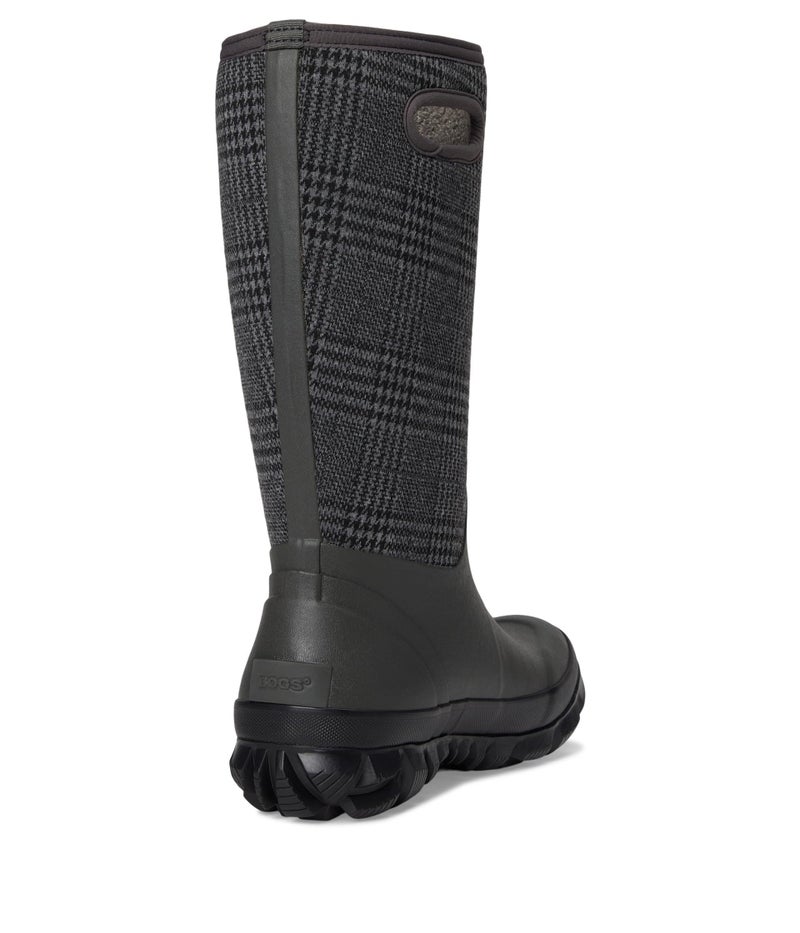 Bogs Women's Whiteout Plaid Snow Boot, Cement Multi, 7 - Image 5
