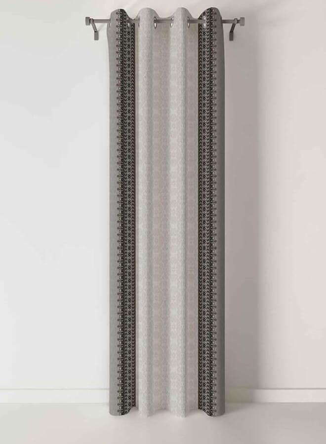 Premium Printed Curtain Coastal Waves, Eyelets, 135x275cm - Multi Color