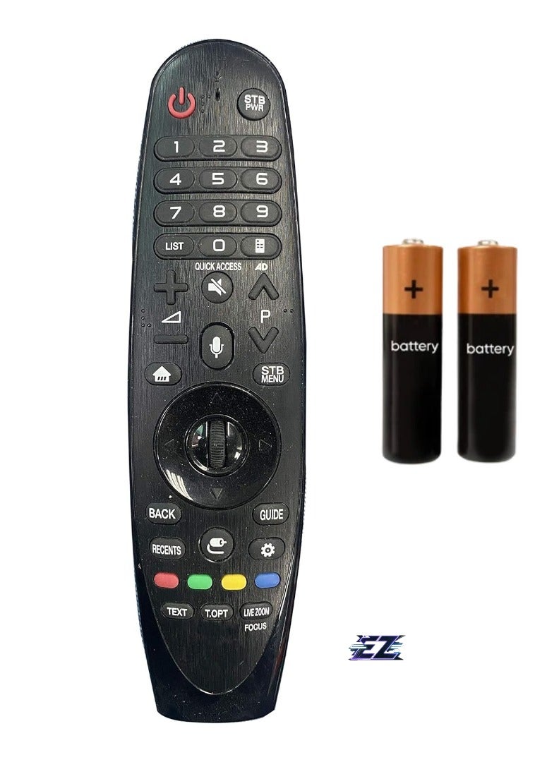 ELTRAZONE Replacement Voice Bluetooth Remote for AN-MR650A 2017 Magic Remote | Compatible with LG Smart TVs | Not for AN-MR650 | Voice & Pointer Control | Netflix, Prime Video, & LG Hot Keys Included - Image 1