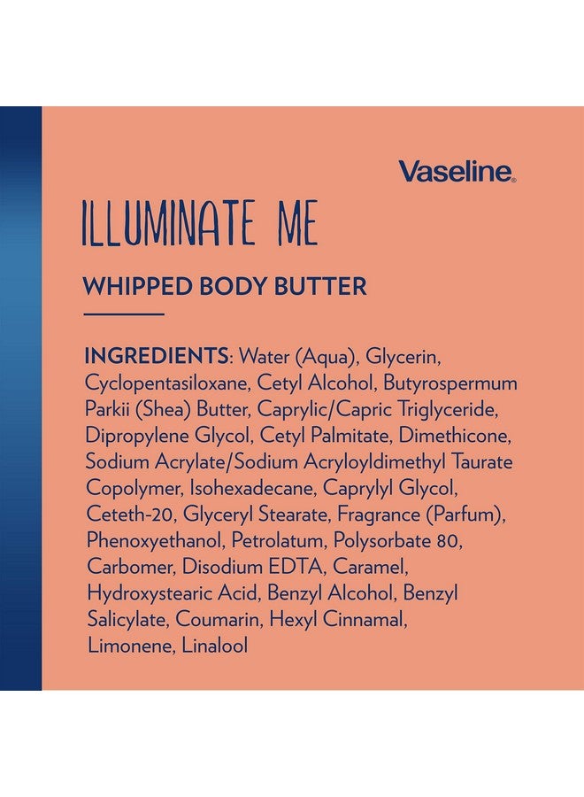 فازلين لوشن فازلين - زبدة الجسم Illuminate Me، زبدة الشيا المخفوقة التي تم إنشاؤها بالتعاون مع النساء ذوات البشرة السمراء لبشرة مشرقة ومتوهجة، لوشن مرطب للبشرة شديدة الجفاف، معطر، 11 أونصة (عبوة من قطعتين) - Image 4