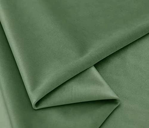 Custom Slipcover Replacement Heavy Duty Velvet Karlstad Three Seat (Not Loveseat) Sofa Cover (Width: 205CM, Not 165CM) Replacement Custom Made Compatible with IKEA Karlstad 3 Seat Sofa Couch Slipcover (Velvet Light Green Sofa) - Image 4