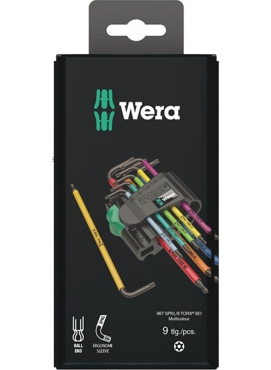 Wera 967 Spkl/9 Tork Bo Sb Hexagon Set 05073599001  - Image 1