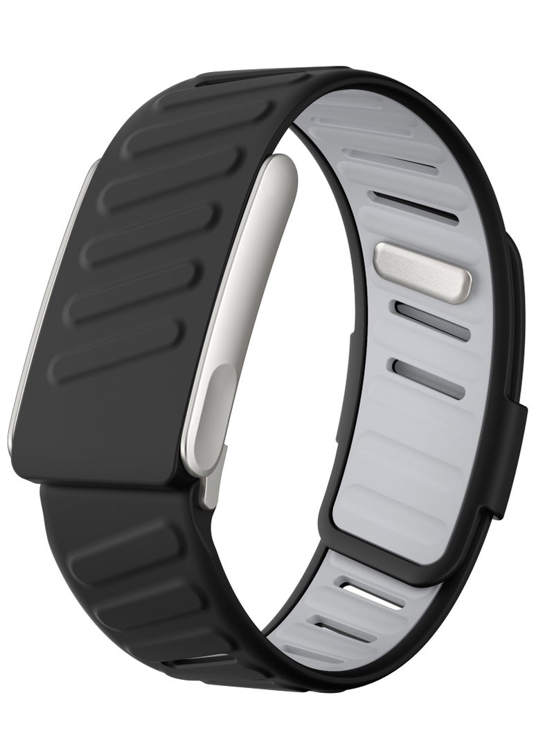 TEMPO SportFlex Silicone Strap for WHOOP 5.0 Life /MG – ECG Compatible, Waterproof & Sweatproof Band with U Shaped Connector - Premium Fitness Accessory | NOT for Gen 4  - Image 1