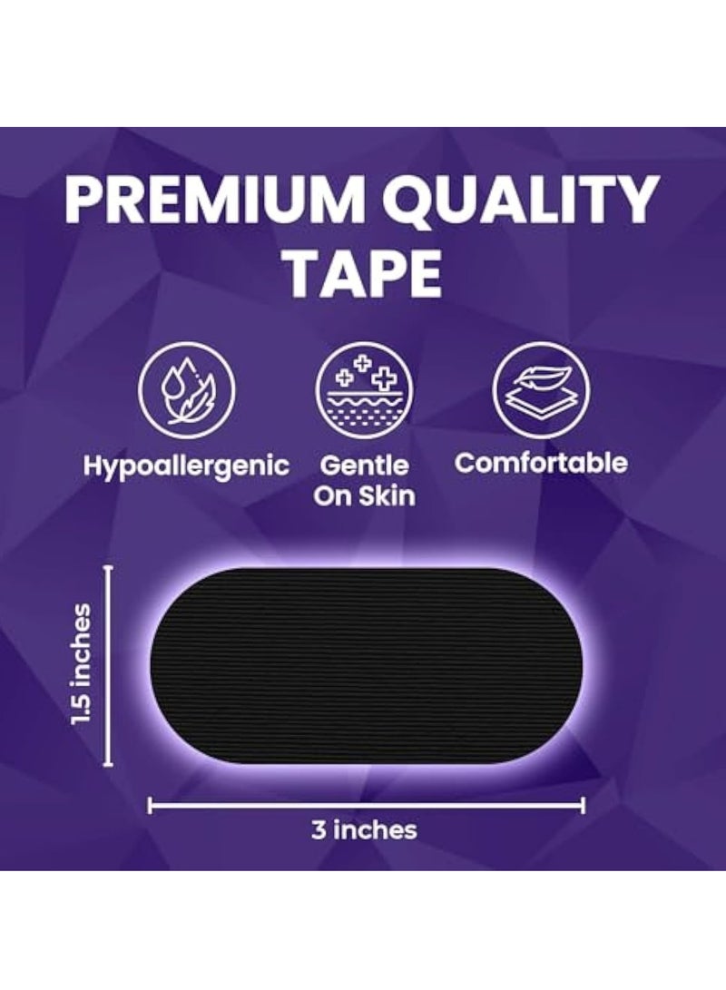 30Pcs Pack Sleep Tape Patch, Hypoallergenic Breathable Tape, Closed Mouth Patch, Breathing Patch, Micropore Tape, Pain Free Removal, Latex Free & Gentle On Skin, Medical Grade No Irritation - Image 3