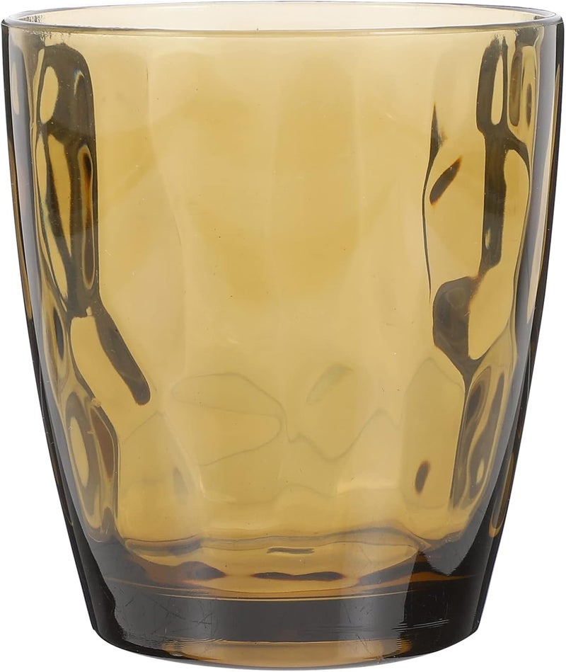 woobles Drinking Glasses Acrylic Cups Unbreakable Glasses 420ml Acrylic Tumbler Cups Reusable and Unbreakable Children Drinking Cups Tumblers Brown Drinking Glasses Cup Brown - Image 3