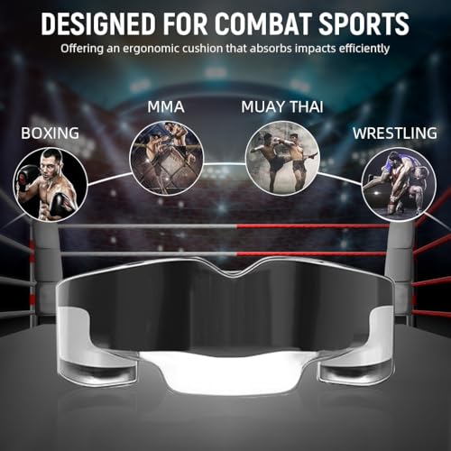 Proberos® Boxing Mouthguard, High-Density EVA Teeth Guard for Upper Teeth, Ergonomic Molded Mouthguard, Shock Absorption, Comfort Fit, Easy-to-Clean, One Size for Adults & Teens, Includes Storage Case - Image 5