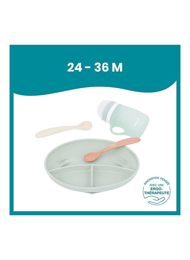 babymoov Grow Isy Silicone Feeding Set For Children Aged 24-36 Months, Bpa-Free, Ergonomic Design, Non-Slip Base, Microwave And Dishwasher Safe  - Image 4