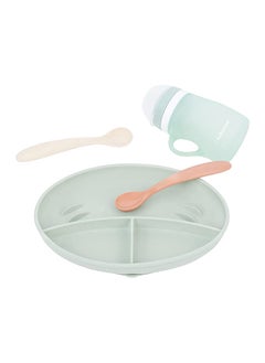 babymoov Grow Isy Silicone Feeding Set For Children Aged 24-36 Months, Bpa-Free, Ergonomic Design, Non-Slip Base, Microwave And Dishwasher Safe  - Image 1