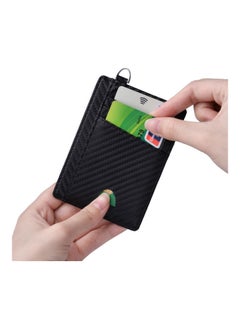 Y&D Leather Card Holder Money Clip Black  - Image 2