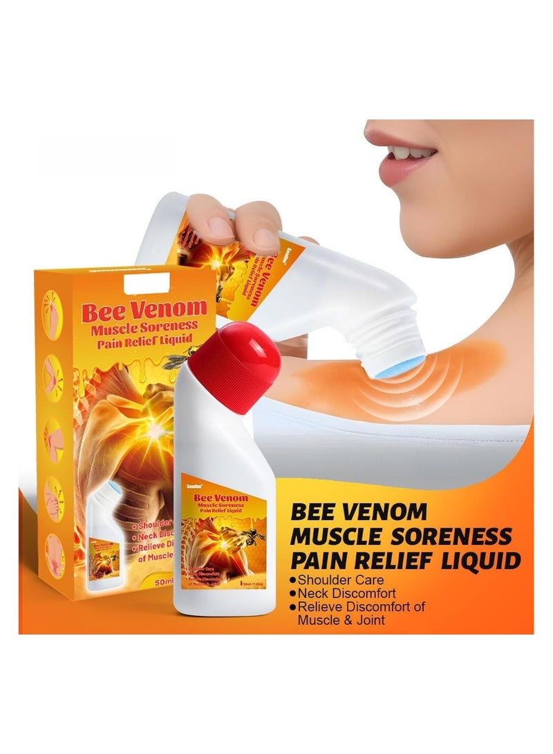 سوميفون مستحلب سم النحل لعلاج آلام العظام، كريم سم النحل لعلاج آلام المفاصل والعظام، مستحلب سم النحل لعلاج المفاصل والعظام من نيوزيلندا، جل سم النحل لتسكين آلام المفاصل، الرقبة، الخصر، الساق - Image 2