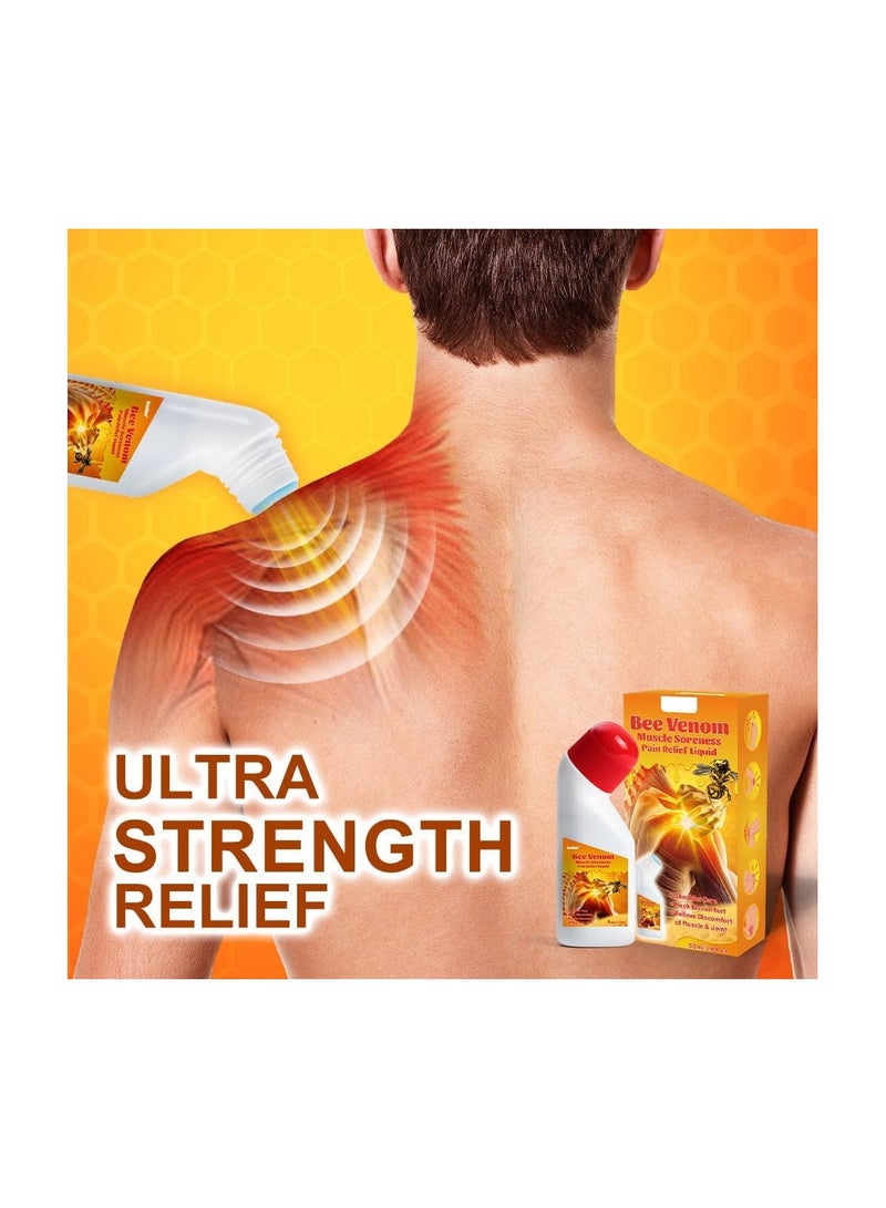 سوميفون مستحلب سم النحل لعلاج آلام العظام، كريم سم النحل لعلاج آلام المفاصل والعظام، مستحلب سم النحل لعلاج المفاصل والعظام من نيوزيلندا، جل سم النحل لتسكين آلام المفاصل، الرقبة، الخصر، الساق - Image 3