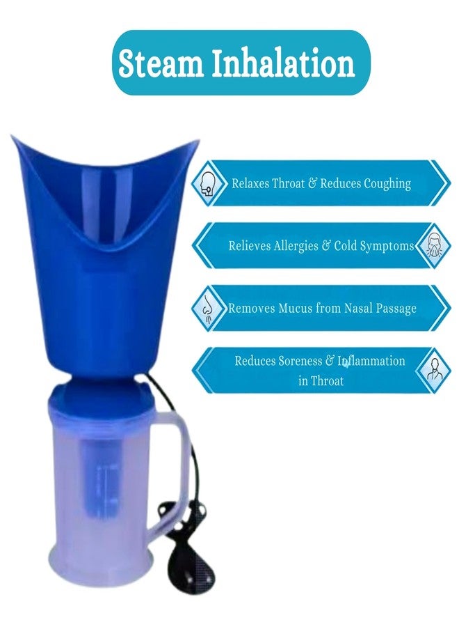 VELORA 3 In 1 Multi-Purpose Steam Vaporizer: Inhaler for Cough & Cold Relief, Facial & Nose Steamer for Adults - Image 5