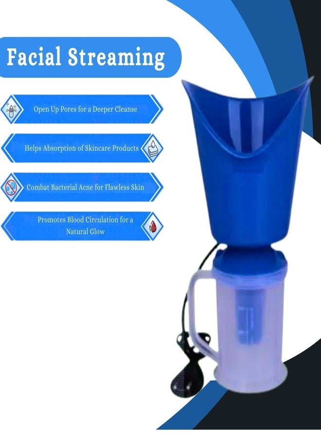 VELORA 3 In 1 Multi-Purpose Steam Vaporizer: Inhaler for Cough & Cold Relief, Facial & Nose Steamer for Adults - Image 4