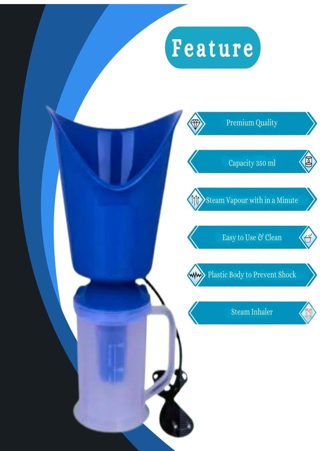 VELORA 3 In 1 Multi-Purpose Steam Vaporizer: Inhaler for Cough & Cold Relief, Facial & Nose Steamer for Adults - Image 3