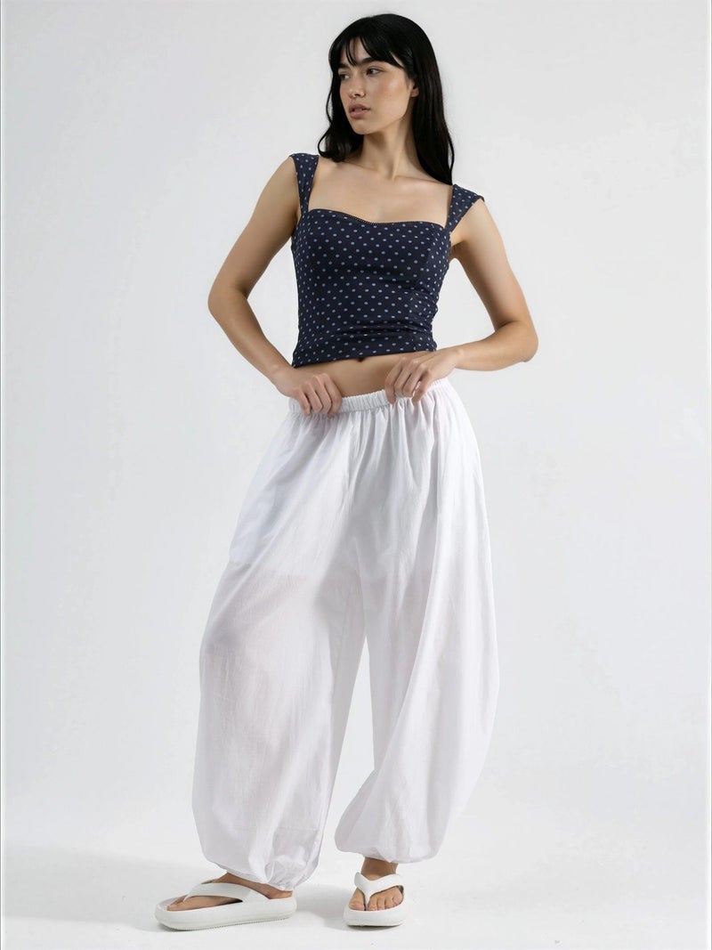 BUSEM Elastic Waist Balloon Pants - Image 2