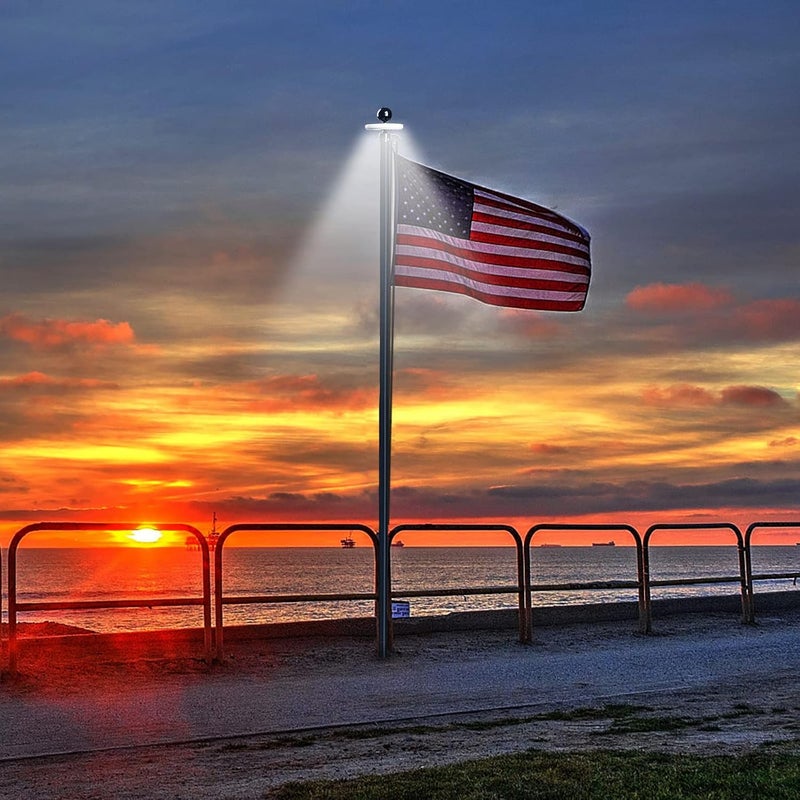 NQ Flag Pole Ball Topper Ornament - Flagpole Top Replacement, Aluminum Anodized Finish - 1/2"-13UNC Threading Fit Most USA Flag Pole,Truck & Solar Light (3", Black) - Image 5