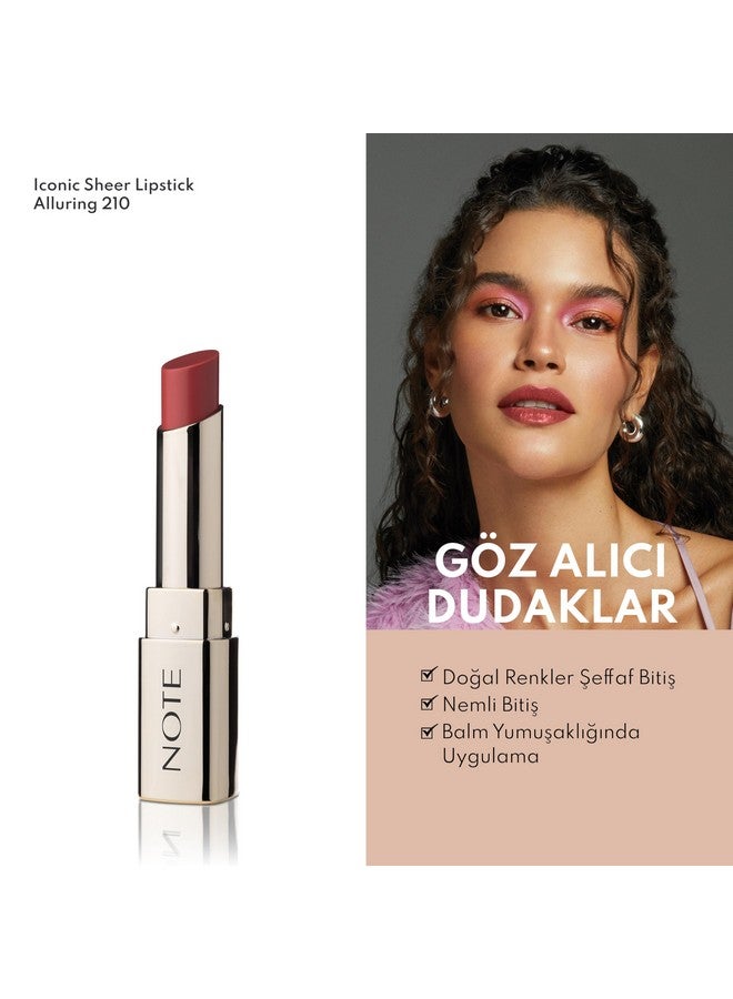 Note Cosmetique Lipstick Pink (Glossy) - Image 2