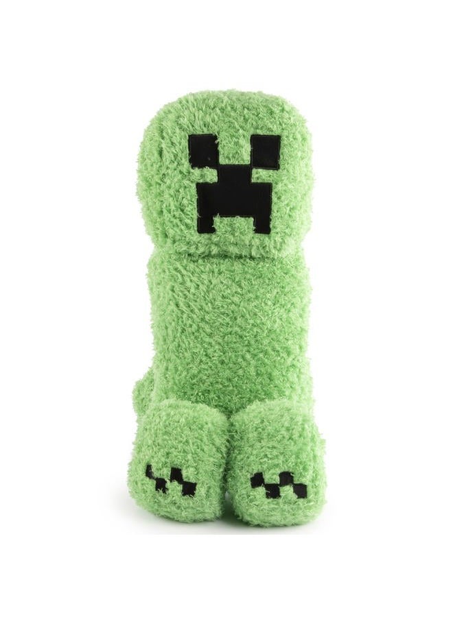 Jay Franco Minecraft Plush Pillow Buddy - Soft Plushie Stuffed Pillow, 19 Inches, Green - Creeper 03 - Image 1