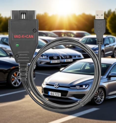 Washinglee V14 Diagnostic Cable for VW Audi Skoda SEAT and Nissan KCAN OBD2 Code Reader Cable Compatible for VAG KCAN Commander 14 DriverAPP Must Be Installed - Image 3