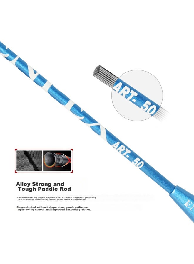 Enpex Badminton Racket Set, Durable For Students And Adults, Art-50, With 101-3 Shuttles - Image 4