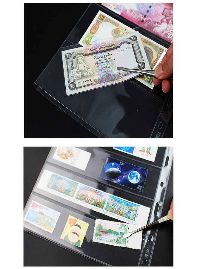 MUDOR Clear Stamp Pages for Stamp Album Binder, 1 Pocket Page for Stamp Collectors, 10 Sheets with Single Side,Professional Pack (1 pocket) - Image 5