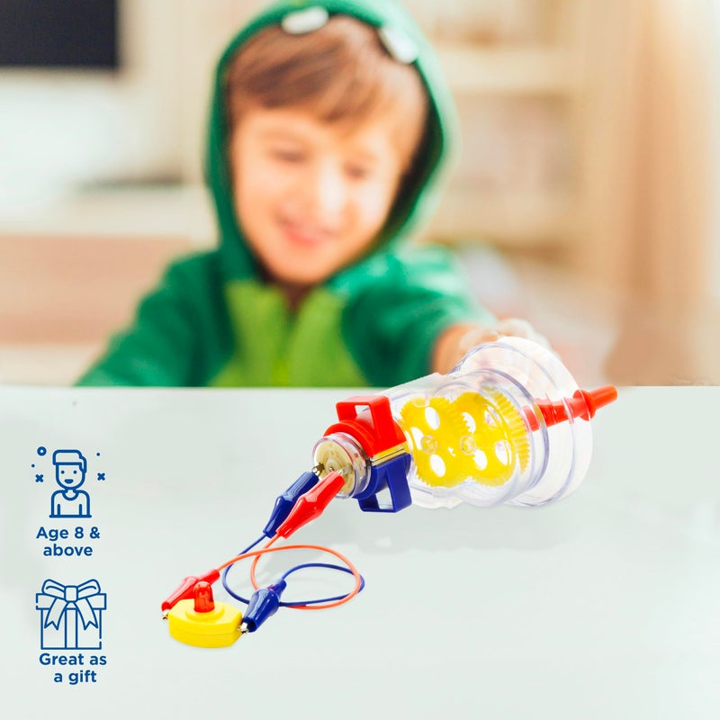 Thames & Kosmos Motors & Generators Science Kit | 25 Guided STEM Experiment Lessons | 48 Page Color Student Guide | Grades 3-6 | Ages 8+ | Play & Learn | Parents' Choice Silver Award Winner - Image 2