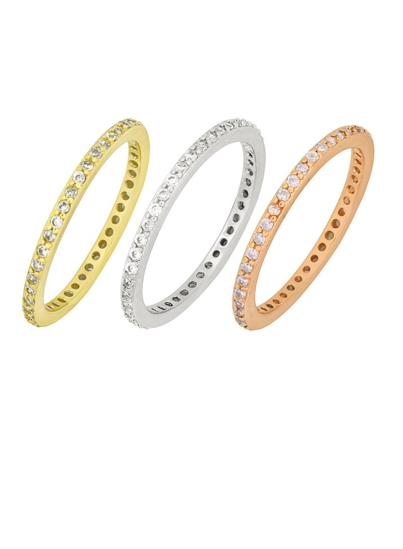 Fashionbox Adored Ring Set Of 3