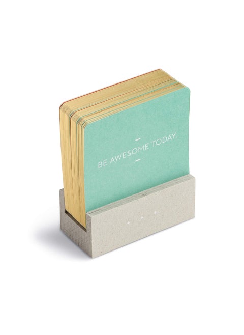 Motto of the Day Card Set by Compendium: 76 unique and inspiring statements with a desktop stand