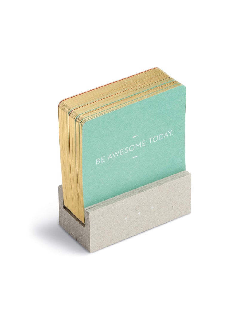 Compendium Motto of the Day Card Set by Compendium: 76 unique and inspiring statements with a desktop stand  - Image 1