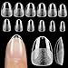 UNA GELLA Extra Short Almond Nail Tips 12 Sizes Short Almond Gel Nail Tips 120Pcs Soft Gel Clear Full Cover Nails Tips Acrylic False Nails Press On Nails for Extensions DIY Salon - Image 2